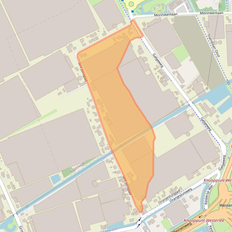 Kaart van postcodegebied 2671MX.