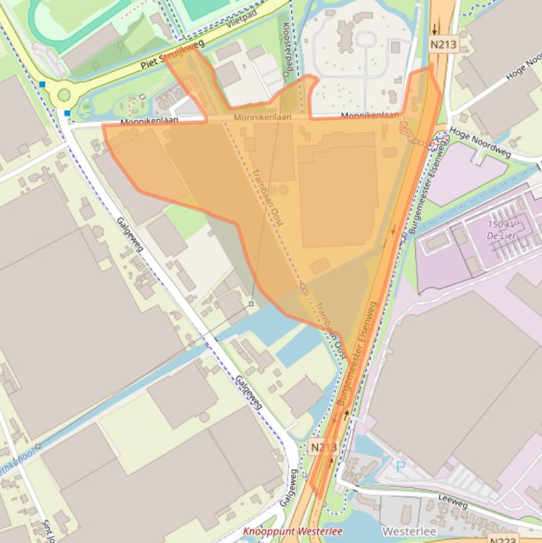 Kaart van postcodegebied 2671NE.