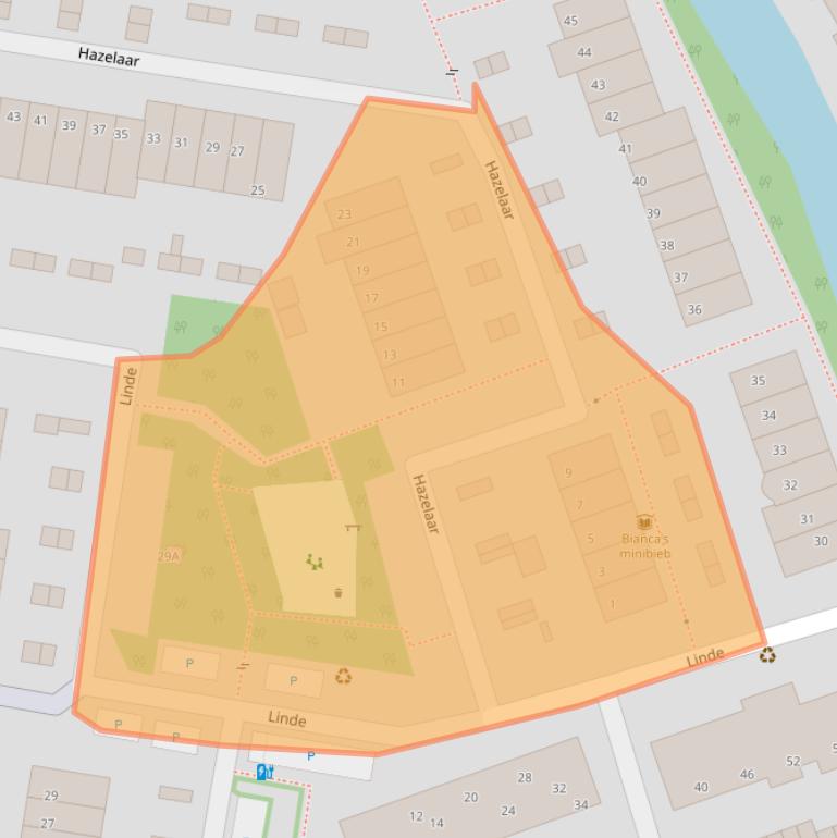 Kaart van postcodegebied 2671PC.