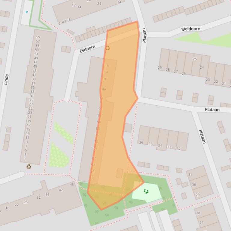 Kaart van postcodegebied 2671PV.