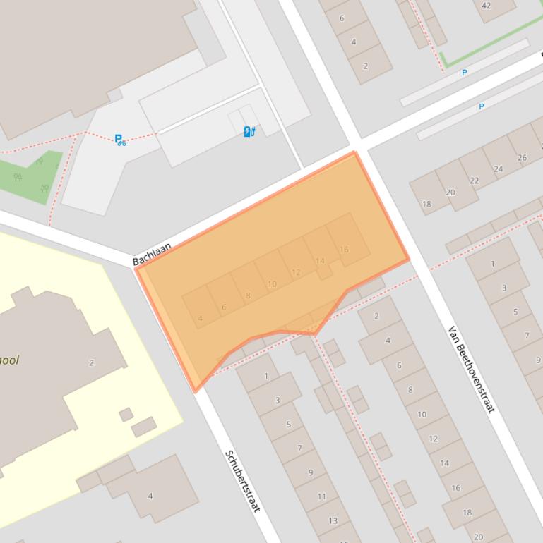 Kaart van postcodegebied 2671TK.