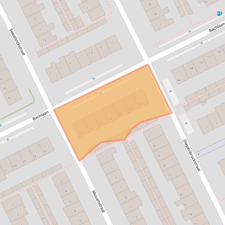 Kaart van postcodegebied 2671TM.