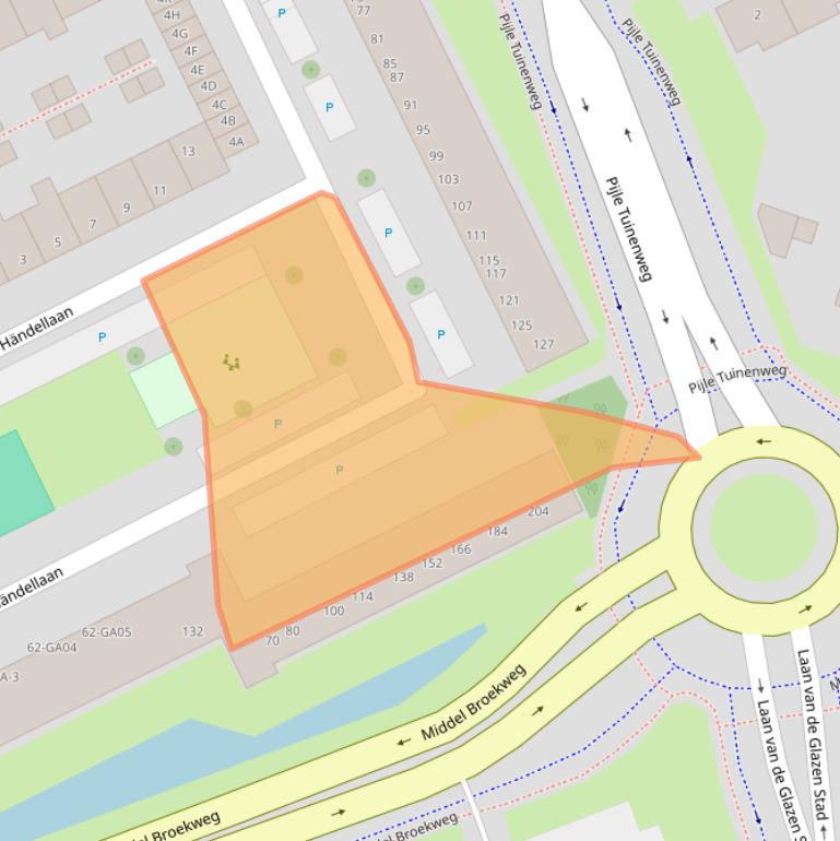 Kaart van postcodegebied 2671VH.