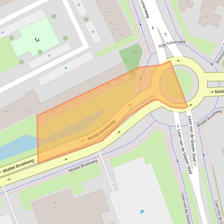 Kaart van postcodegebied 2671VJ.