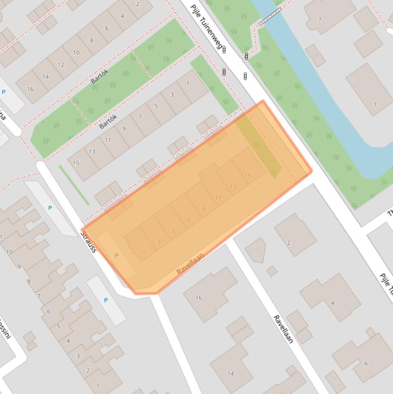 Kaart van postcodegebied 2671VS.