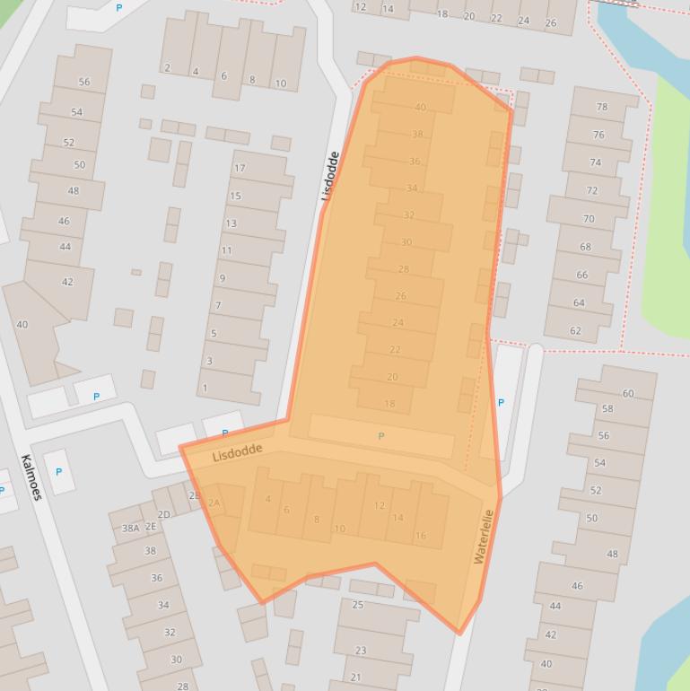 Kaart van postcodegebied 2671WH.