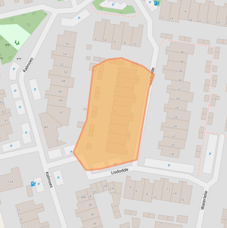 Kaart van postcodegebied 2671WJ.