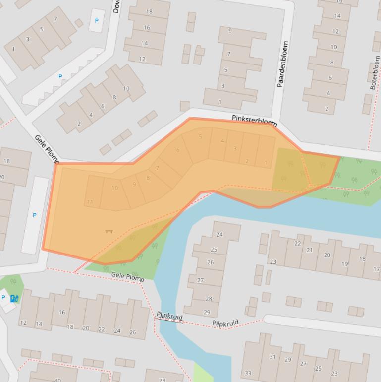 Kaart van postcodegebied 2671WP.