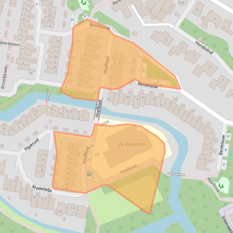 Kaart van postcodegebied 2671WX.