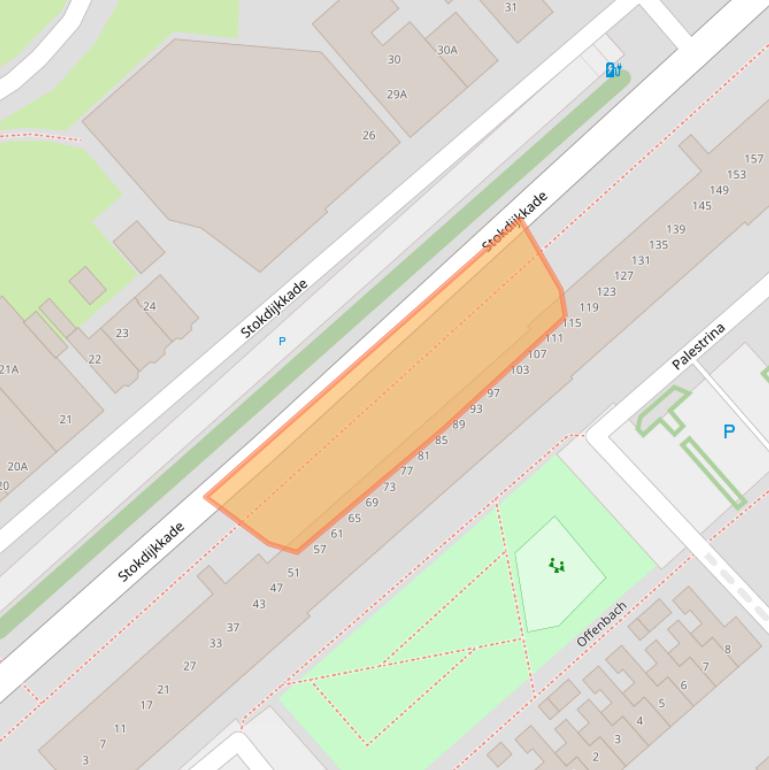 Kaart van postcodegebied 2671XM.