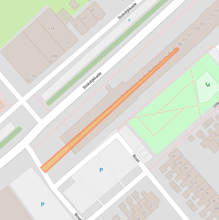 Kaart van postcodegebied 2671XR.