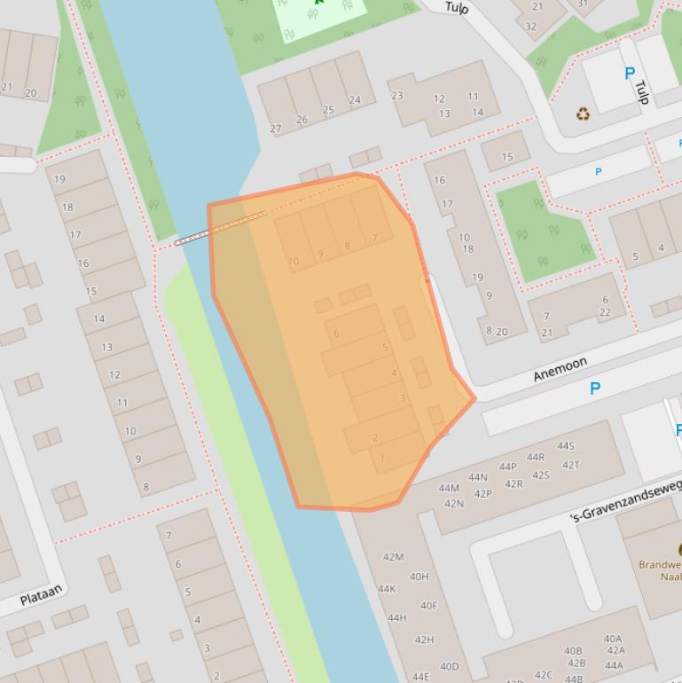 Kaart van postcodegebied 2671ZD.