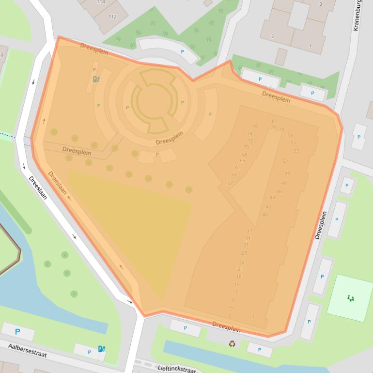 Kaart van postcodegebied 2672EA.