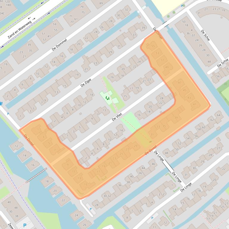 Kaart van postcodegebied 2673BC.