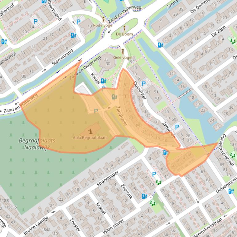 Kaart van postcodegebied 2673BN.