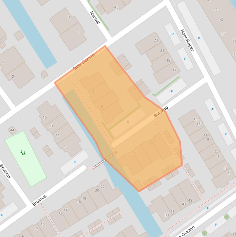 Kaart van postcodegebied 2673CD.