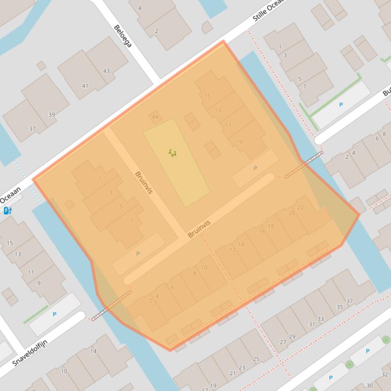 Kaart van postcodegebied 2673CE.