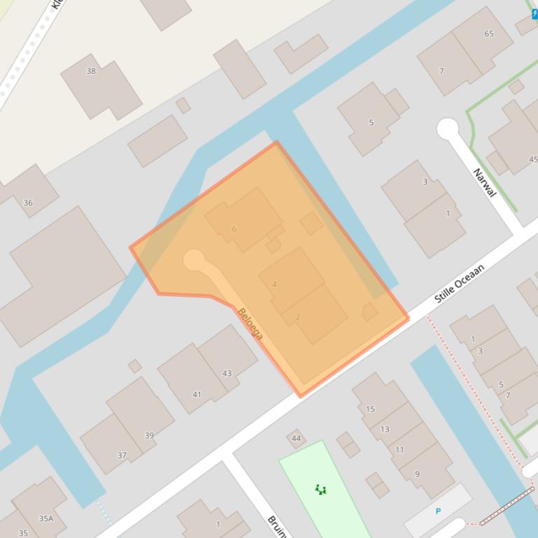 Kaart van postcodegebied 2673CS.