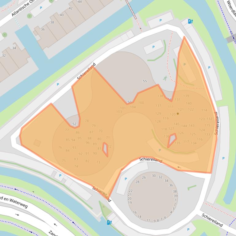 Kaart van postcodegebied 2673CZ.