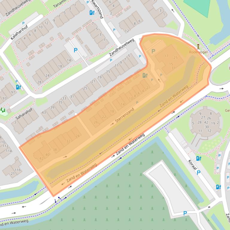 Kaart van postcodegebied 2673GA.