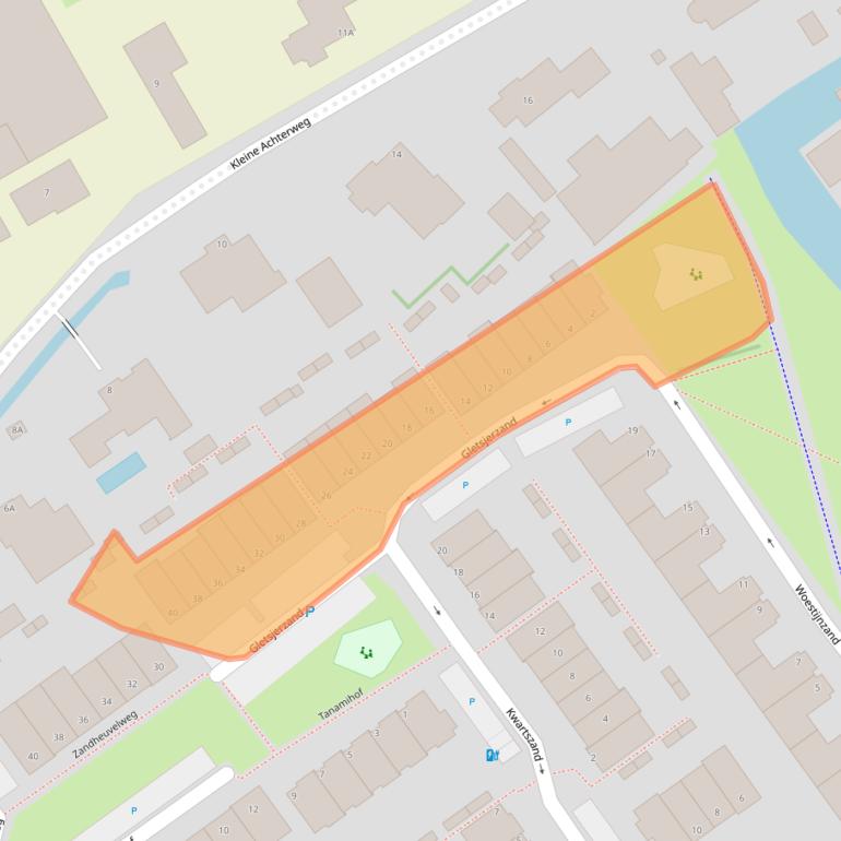 Kaart van postcodegebied 2673GD.