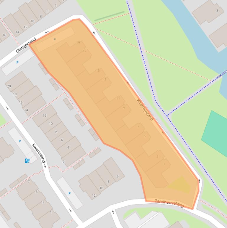 Kaart van postcodegebied 2673GE.