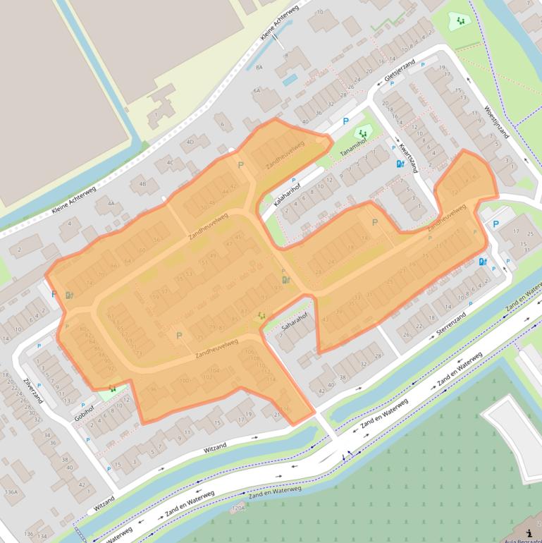 Kaart van postcodegebied 2673GG.