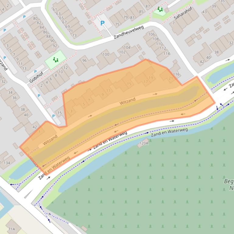 Kaart van postcodegebied 2673GL.