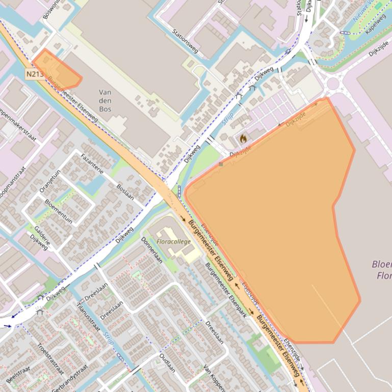 Kaart van postcodegebied 2675AB.