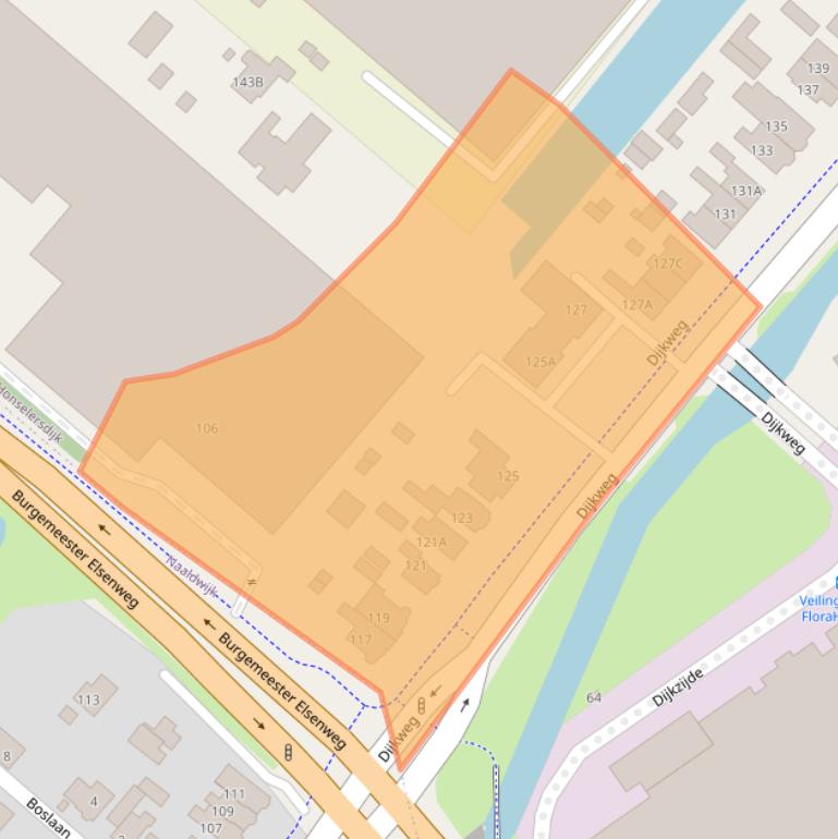 Kaart van postcodegebied 2675AC.