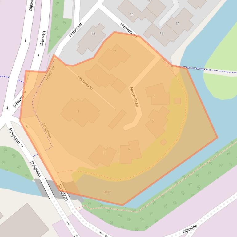 Kaart van postcodegebied 2675AH.