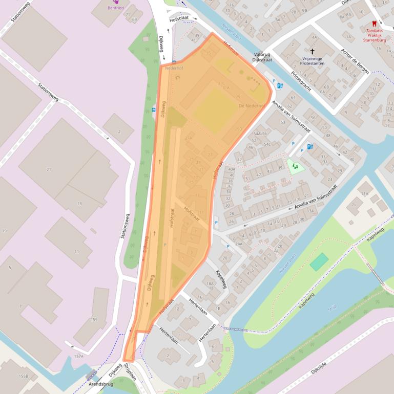 Kaart van postcodegebied 2675AJ.