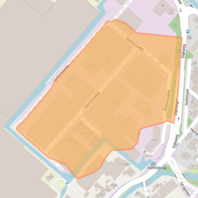 Kaart van postcodegebied 2675AM.