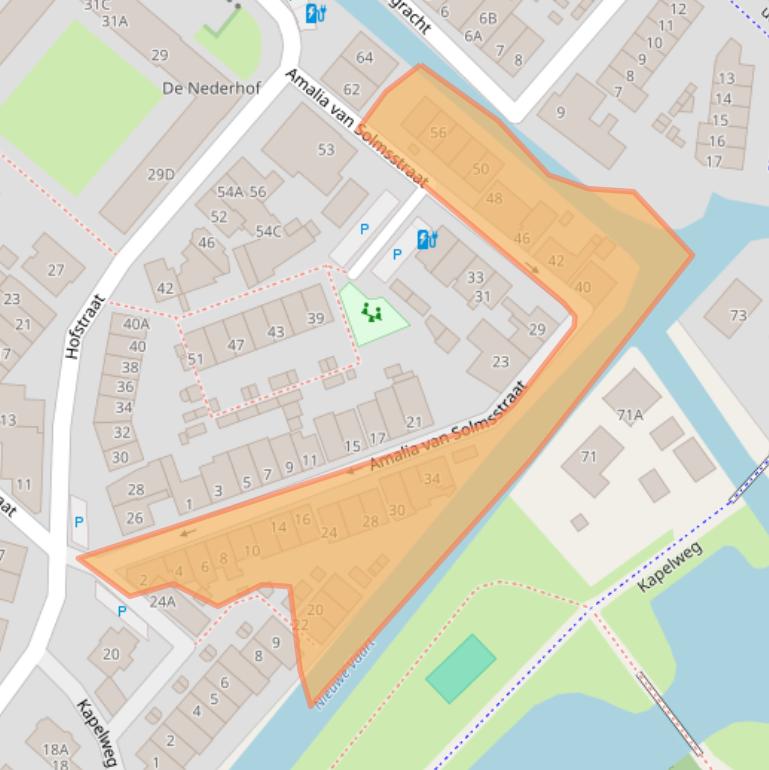 Kaart van postcodegebied 2675AP.