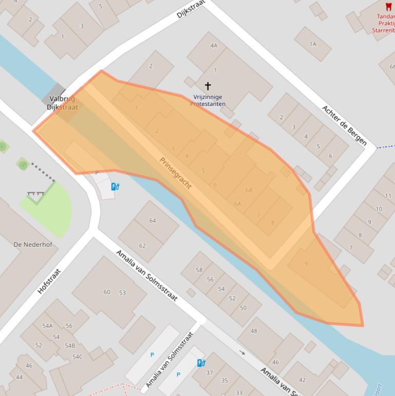 Kaart van postcodegebied 2675AR.