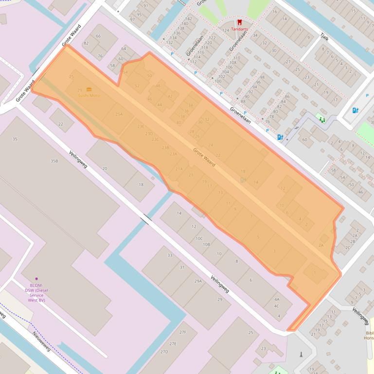 Kaart van postcodegebied 2675BX.