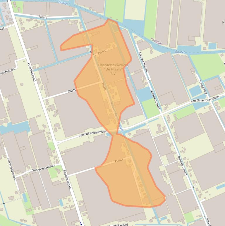 Kaart van postcodegebied 2675CK.