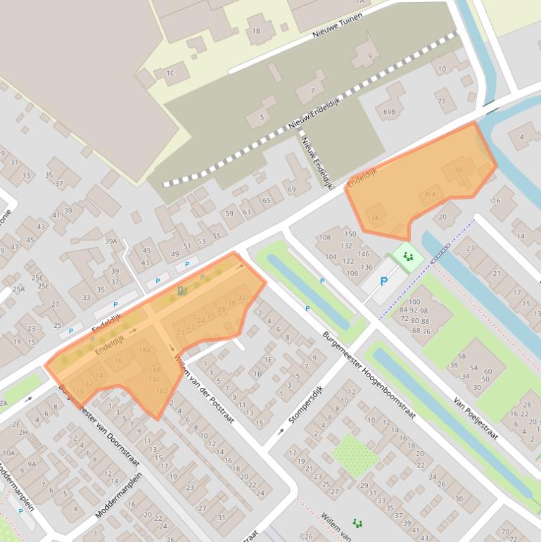 Kaart van postcodegebied 2675CS.