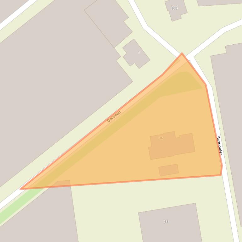 Kaart van postcodegebied 2675DG.