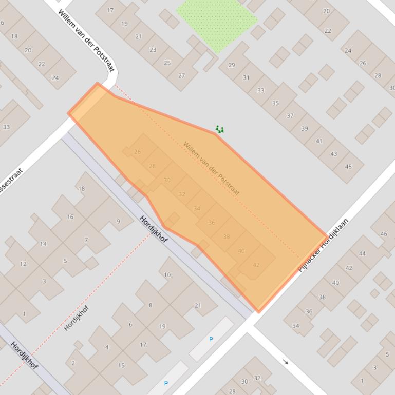 Kaart van postcodegebied 2675EC.