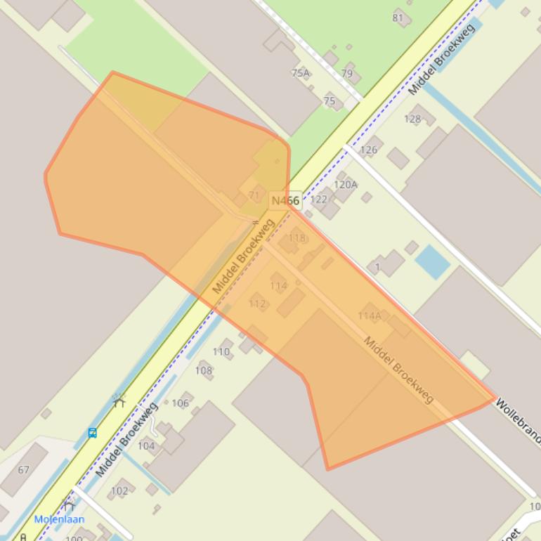 Kaart van postcodegebied 2675KH.