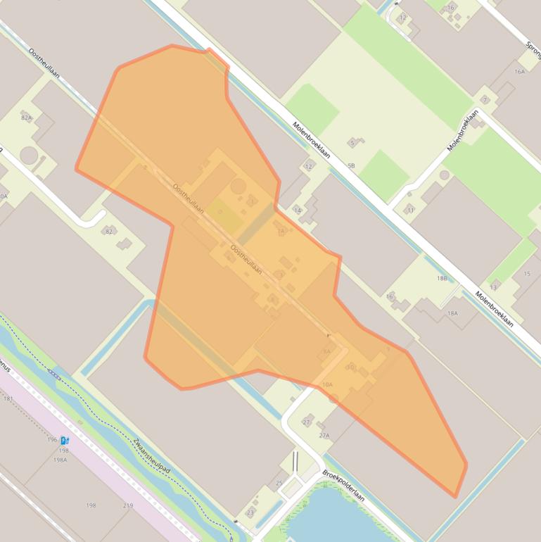 Kaart van postcodegebied 2675KR.