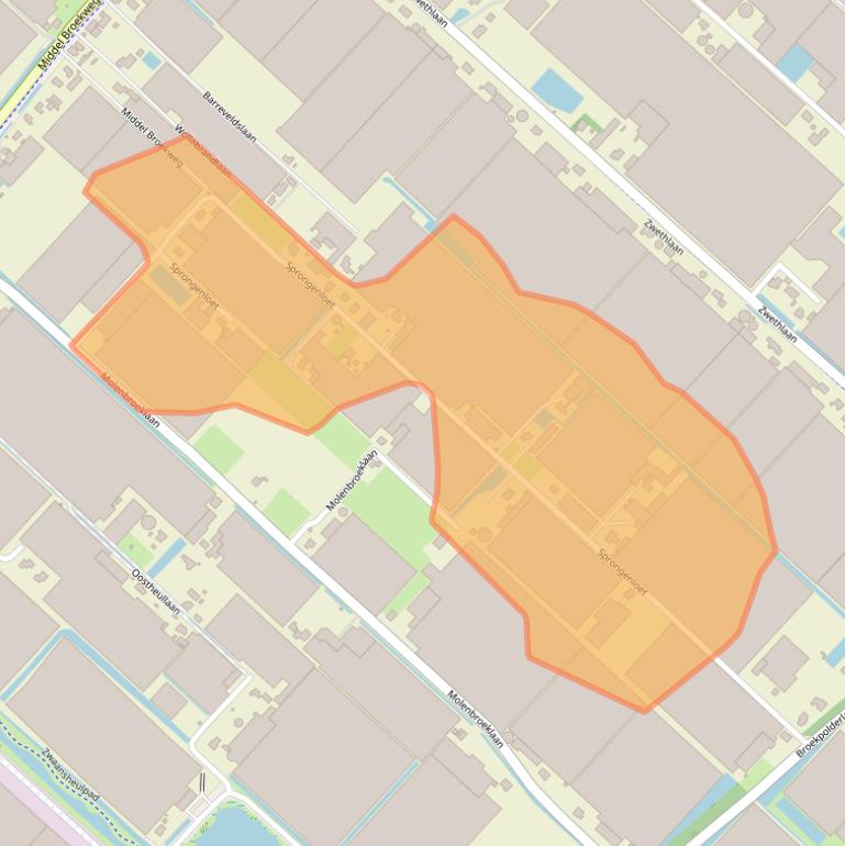 Kaart van postcodegebied 2675KV.