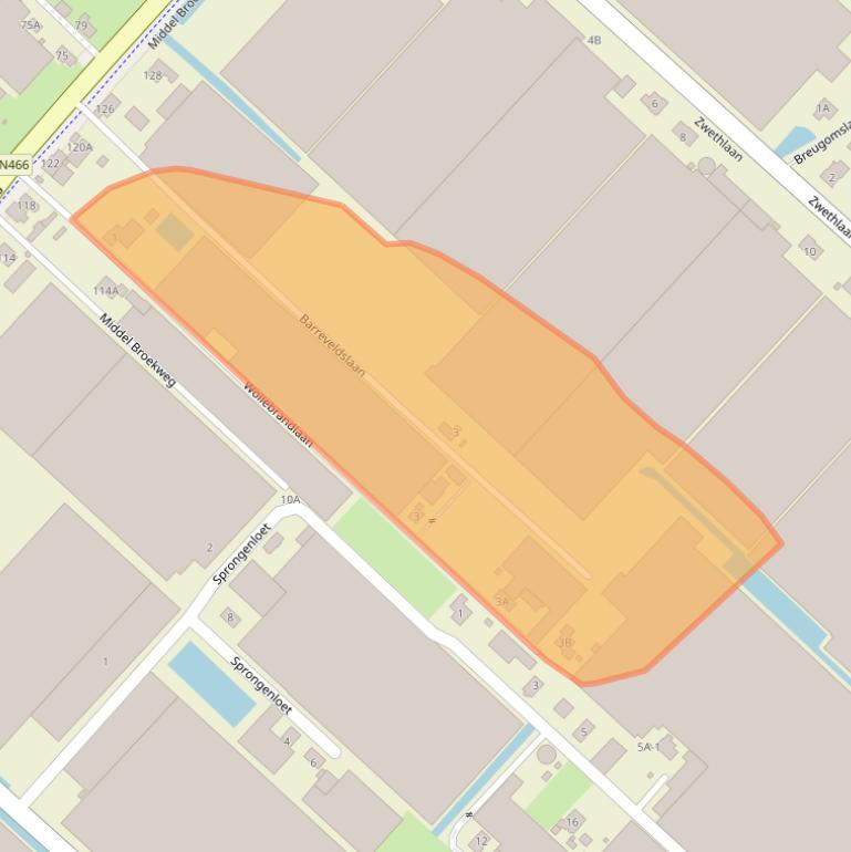 Kaart van postcodegebied 2675KX.