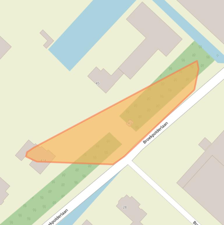 Kaart van postcodegebied 2675KZ.