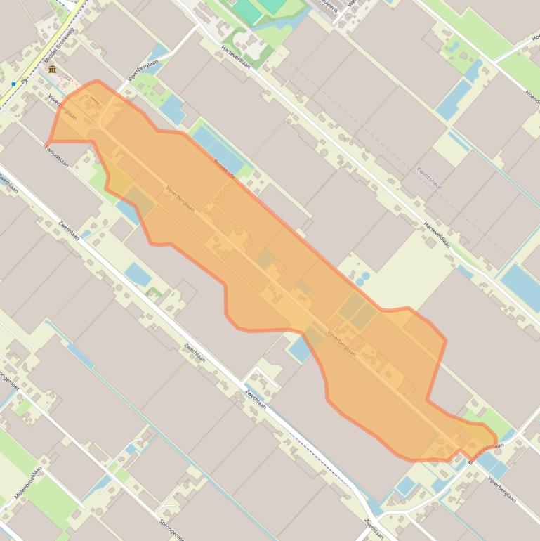 Kaart van postcodegebied 2675LC.