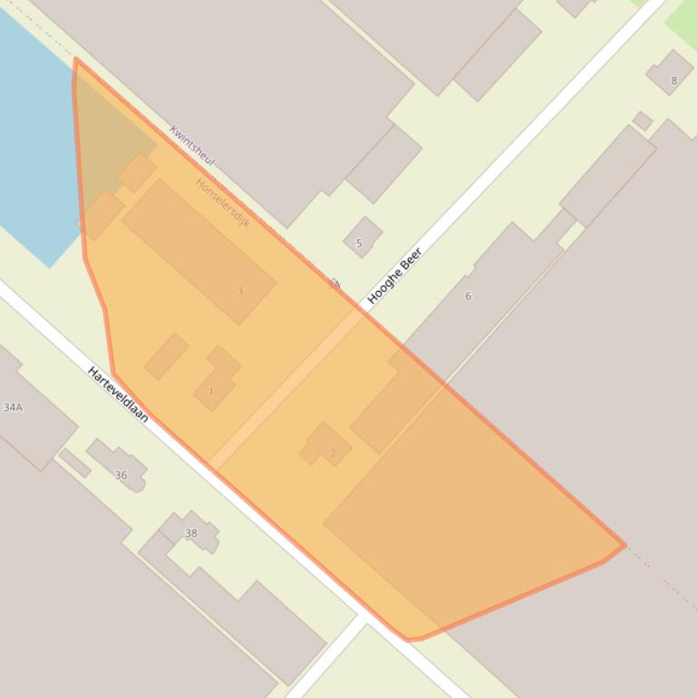 Kaart van postcodegebied 2675LG.