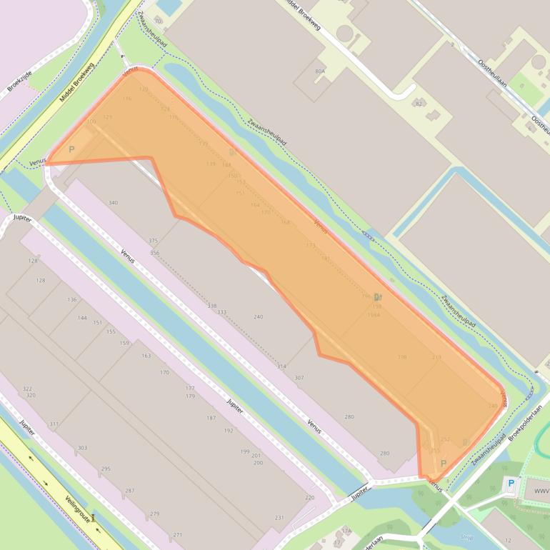 Kaart van postcodegebied 2675LN.