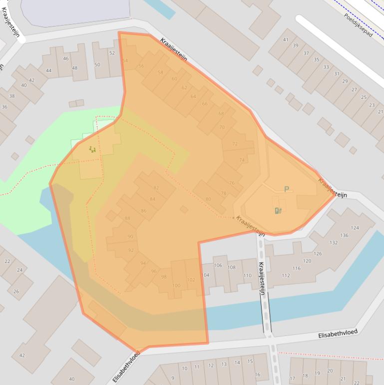 Kaart van postcodegebied 2675RB.