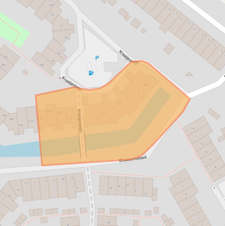 Kaart van postcodegebied 2675RC.
